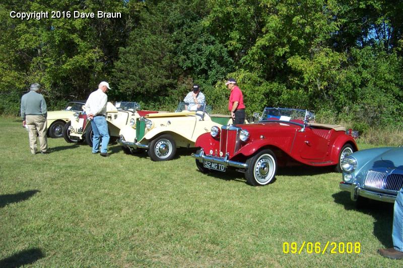 MGTD15470/Progress and Milestones/Tommys first car show Osceola 03